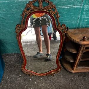 Ornate wooden Wall Mirror